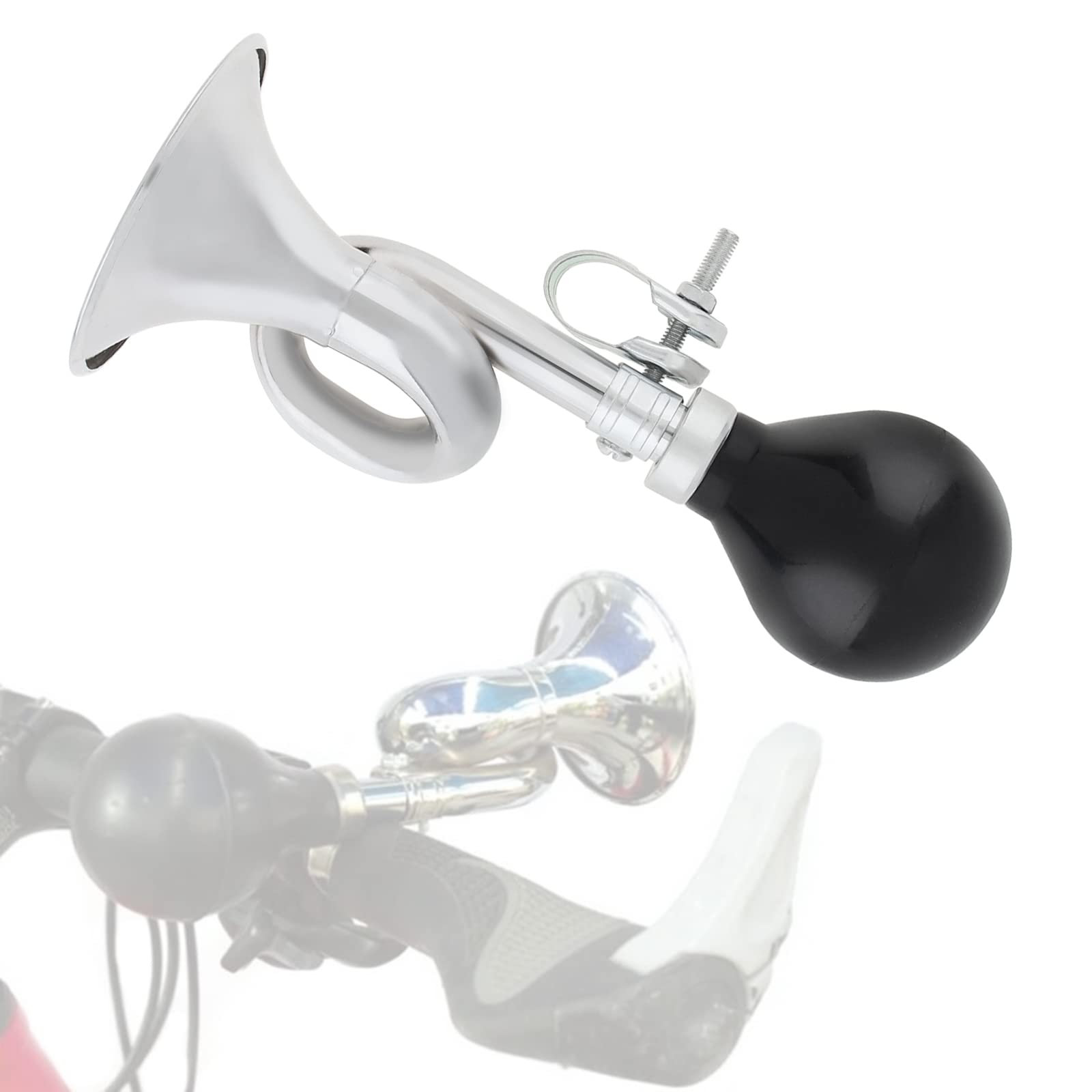 Retro Metal Bicycle Bugle Horn 22mm MTB Mountain Bike Road Bike Vintage
