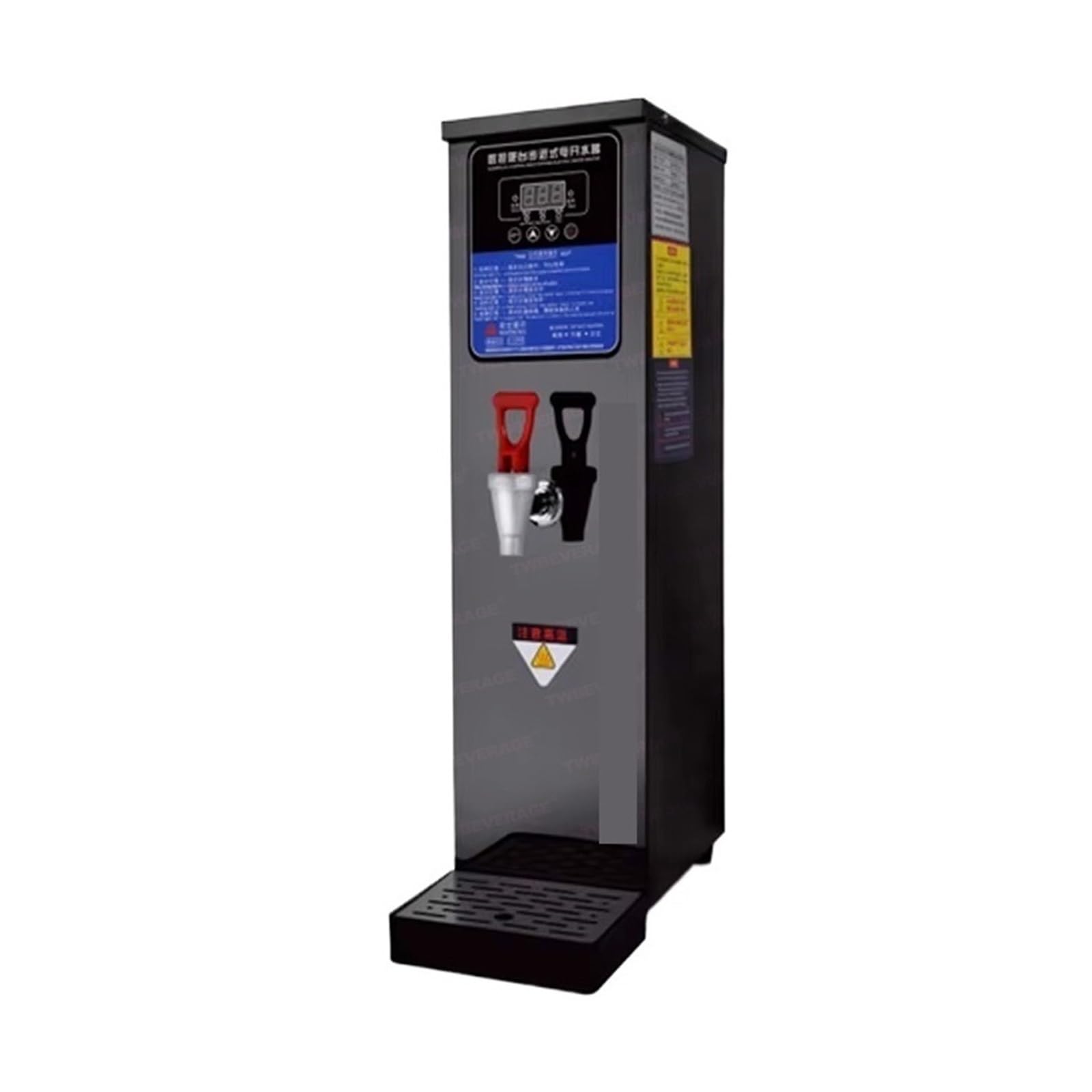 Eretyret One Color Water Boiler For Hot Drink Dispenser 30L Commercial Stainless Steel Black Machine Quiet Operation