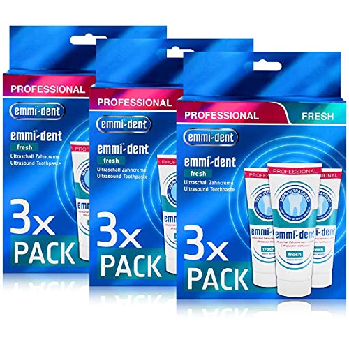 EMMI-DENT Ultraschall Zahncreme fresh Set 3 St