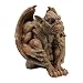 Design Toscano JE11209101 Balthazar's Watch Gargoyle Gothic Decor Statue, 10 Inch, Aged Stone