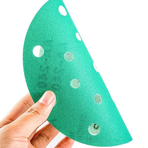 Disques abrasifs 150mm grain 220 pour ponceuse orbitale - 3