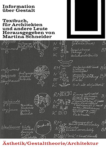 Information über Gestalt Bauwelt Fundamente 44 comprendre la forme