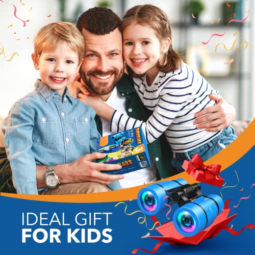 Image of Toys for 3-7 Year Old Boys: LET'S GO! Binoculars for Kids with Bird Watching Manual Easter Birthday Gifts for 4 5 6 7 8 Year Old Boy Girls Outdoor Toy for Kid Ages 5-7 Toddler Camping Telescope