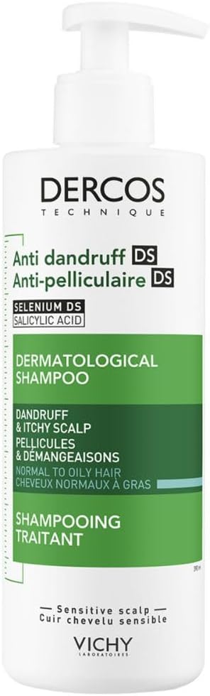 Dercos Anti-Dandruff Advanced Action Shampoo Normal to Oily Hair 390ml