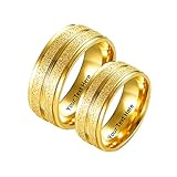 💕 El material de acero inoxidable de alta calidad es perfecto para hacer joyas de moda, y es una gran opción para pieles muy sensibles, que es duradero, alta resistencia al desgaste, superficie de alto pulido y alta resistencia a la oxidación. Además, es seguro y cómodo de llevar, incluso para pieles sensibles. El anillo de acero inoxidable es novedoso y moderno que popular entre las personas de moda.