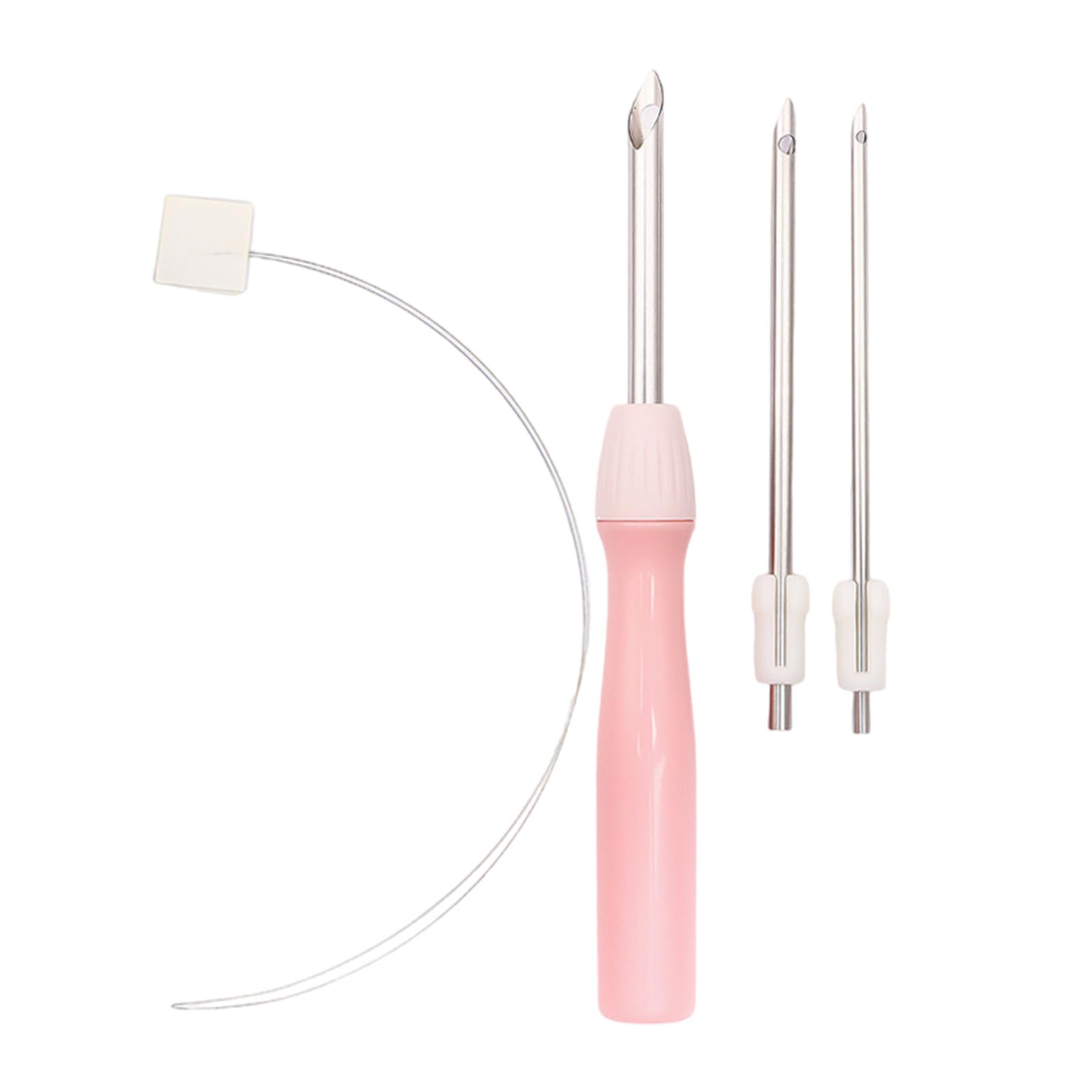 Qusinfc Punched Needle Set Embroidery Needle Punched Embroidery Pen for Craft Tool