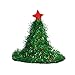 Produktbild Weihnachtsmütze, Weihnachten Kopfschmuck |Weihnachtsschmuck |Party Requisiten |Feiertagsgeschenke (rot, Grün, Gelb, Silber) (Farbe : Green)