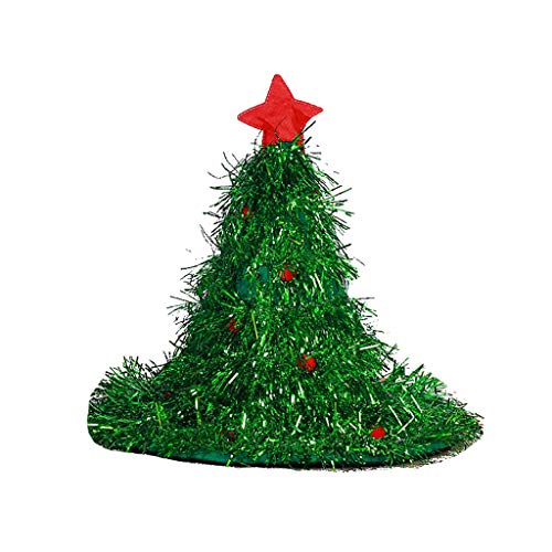 Preisvergleich Produktbild Weihnachtsmütze, Weihnachten Kopfschmuck / Weihnachtsschmuck / Party Requisiten / Feiertagsgeschenke (rot, Grün, Gelb, Silber) (Farbe : Green)
