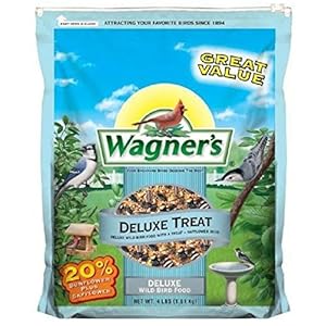 Wagner’s 62067 Deluxe Treat Blend Wild Bird Food, 4 Pound (Pack of 1)