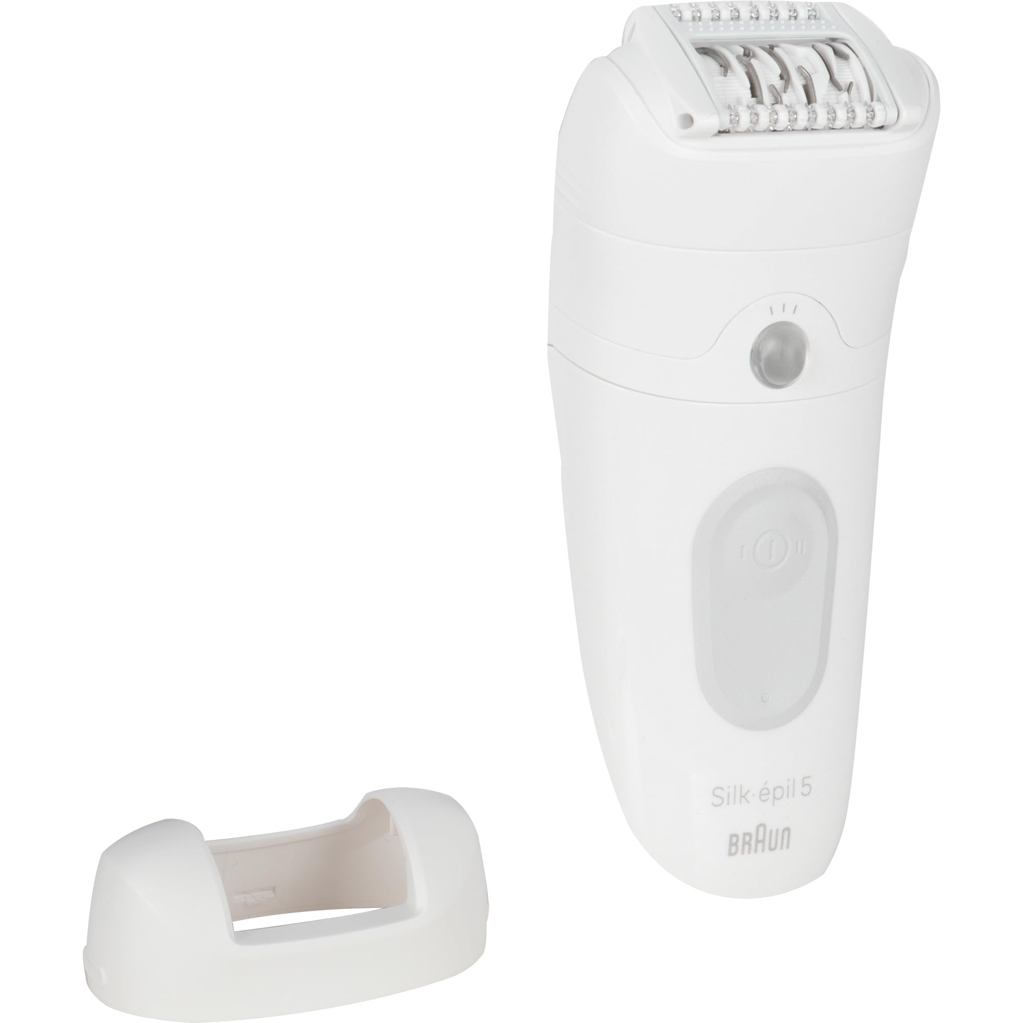 Braun Silk-épil 5, depilator damski/depilator do długotrwałego usuwania włosów, 5-011, biały/szary