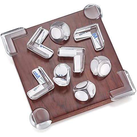 24 Pcs Safety Corner Protectors for Kids, Baby Kids Proof Safety Table Edges and Corner Protector Guards, Clear Furniture Edges Corner Protectors Guards Cushions for Table, Desk, Crib, Furniture Cover