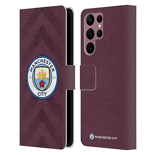 Étui Manchester City Galaxy S22 Ultra résistant aux rayures avec porte-cartes intégré