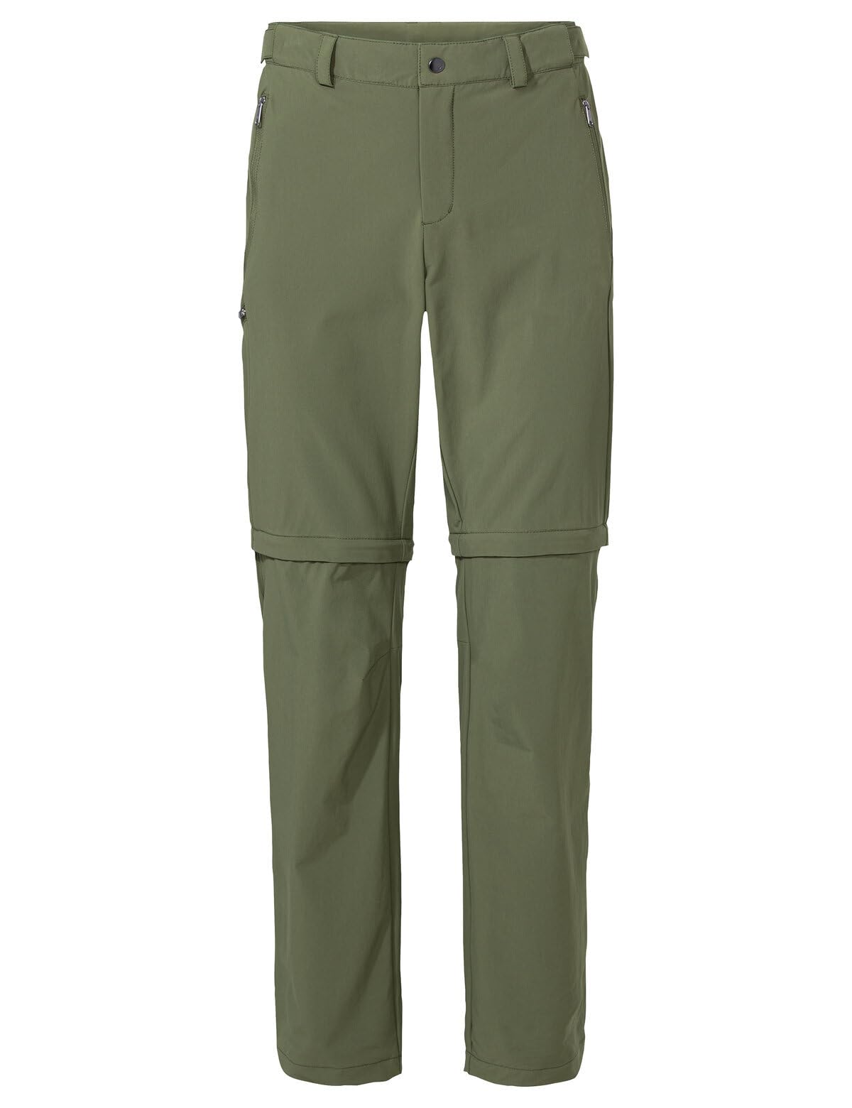 VAUDE Wanderhose Herren Farley Stretch T-Zip Pants III - Wasserabweisende Herren Wanderhose Zip Off, atmungsaktive Trekkinghose mit Hosenbund, Cedar Wood,54