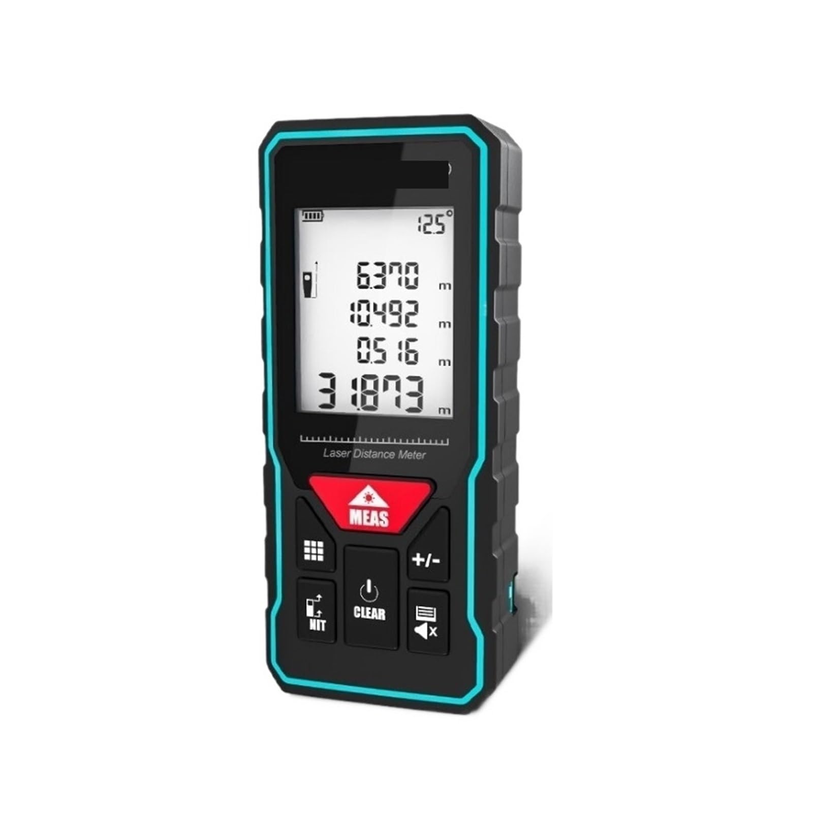 Misuratore di Distanza X5 X6 Telemetro Finder Misura Portatile Angolo accurato Calcola for la Costruzione Alta precisione(X6-Rechargeable,100m)