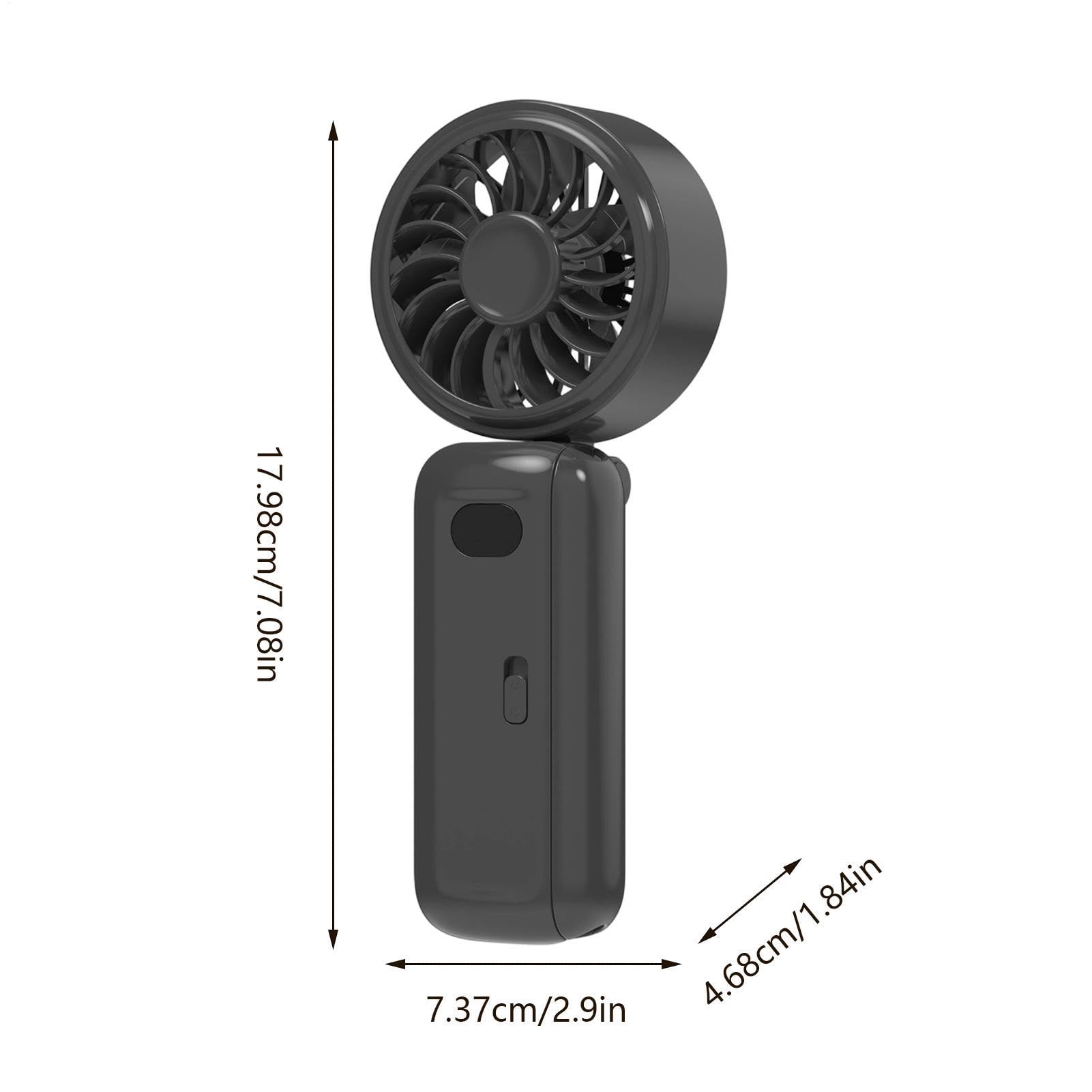 Ventilatore a Clip Portatile Ricaricabile a 5 Velocità