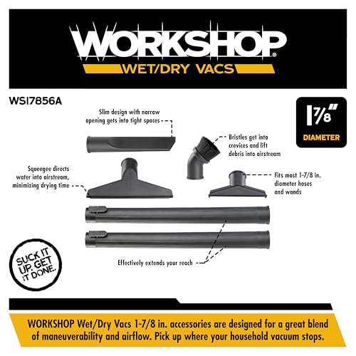 image for WORKSHOP Wet/Dry Vacs Shop Vacuum Accessories WS17856A Locking Attachm