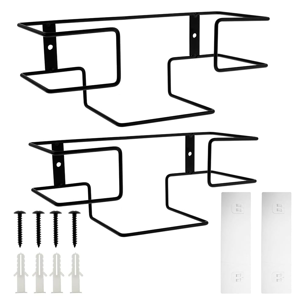 UDSKNV[KSL Wall Mount Dispenser for Laboratory, Healthcare, Hospital, Restaurant 2pcs Metal Glove Holder Gloves Box Rack