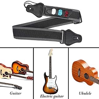 Sangle de Guitare, Extrémité en Cuir, Sangle de Guitare Réglable, Convient aux Guitares électriques, Acoustiques et… - Les Beatles, Paul McCartney, John Lennon, RIngo Starr, George Harrison Sangle de Guitare, Extrémité en Cuir, Sangle de Guitare Réglable, Convient aux Guitares électriques, Acoustiques et… – Image 4