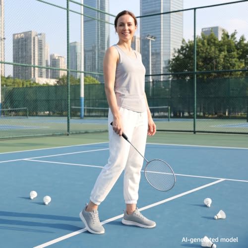 Image of STQ Wide Toe Box Walking Shoes Women Orthopedic Swollen Feet Diabetic Tennis Running Sneakers for Plantar Fasciitis Arch Support Bunions