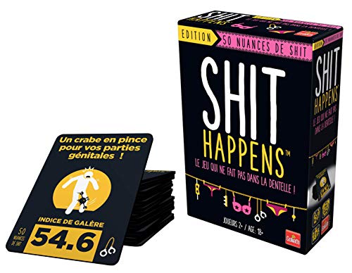 Goliath Shit Happens Edition 50 Nuances de Shit Jeu de Société de Cartes Adulte Fun Garanti A Jouer entre Amis Idéal Pour Des Soirées Culte 2 joueurs et plus A partir de . - vue 4