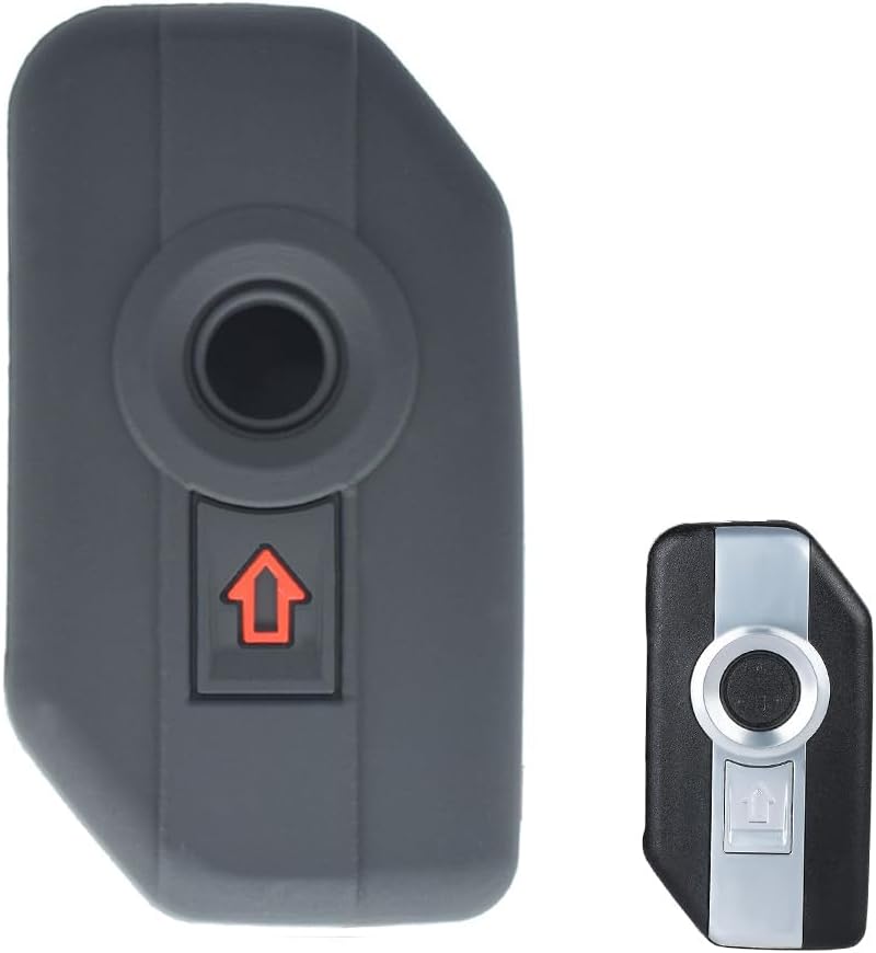 AUTOXBERT Silicone Full Protect 2 Button Remote Control Key Shell Case Fob Cover Skin Holder for Motorcycle F750GS F850GS K1600 K1600GTL R1200GS R1200GS LC ADV R1250GS, 1PC