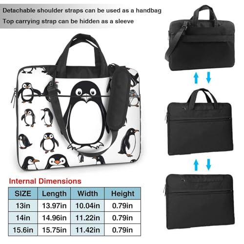 Bolsa para laptop unisex con correa y estampado original 3