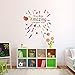 SUPERDANT Mignon Coloré PVC Sticker Mural Vous êtes Incroyable Palettes de Crayons Motifs d'impression à la Main Vinyle Sticker Mural pour Jardin d'enfants Chambre de Jeux Décoration de Porte Murale