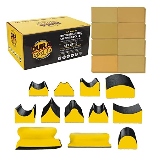 Dura-Gold 12-Piece Profile Sanding Block Set