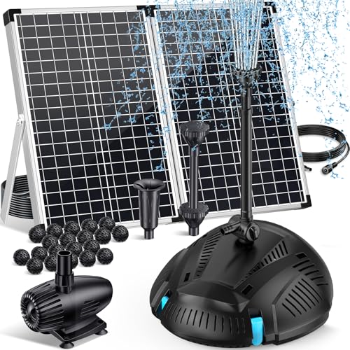 POPOSOAP Solar Pond Filter with 580GPH Pump