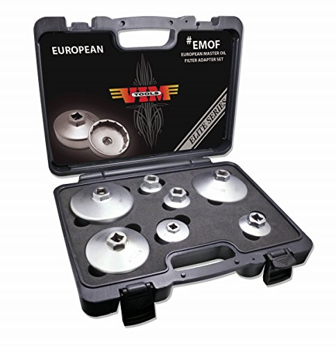 Vim Tools EMOF 7 Pc European Master Oil Filter Adapter Set For Vw