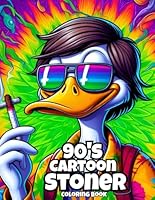 Stoner coloring book for Adults (90s cartoon coloring book) B0DF7599KW Book Cover