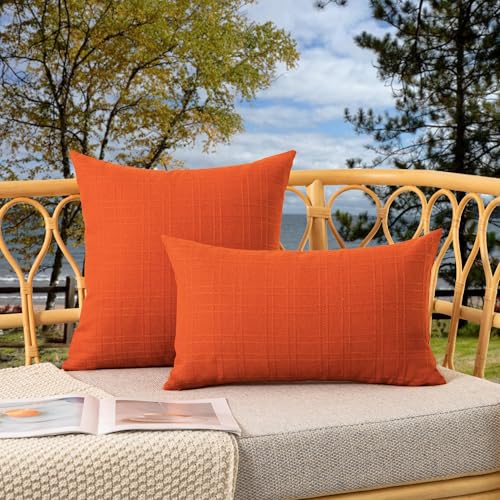 image for K KEVIN TEXTILE Kevin Textile Fall Outdoor Waterproof Throw Pillow Cov