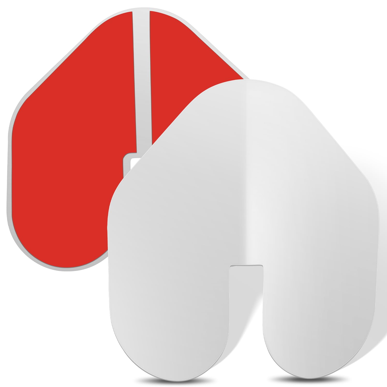 80638 Bow Guard with Notch for Boats Stainless Steel Boat Bow Protector with 3M Adhesive Mirror Polished Finish 9 x 8.75 Inch Protects from Wear and