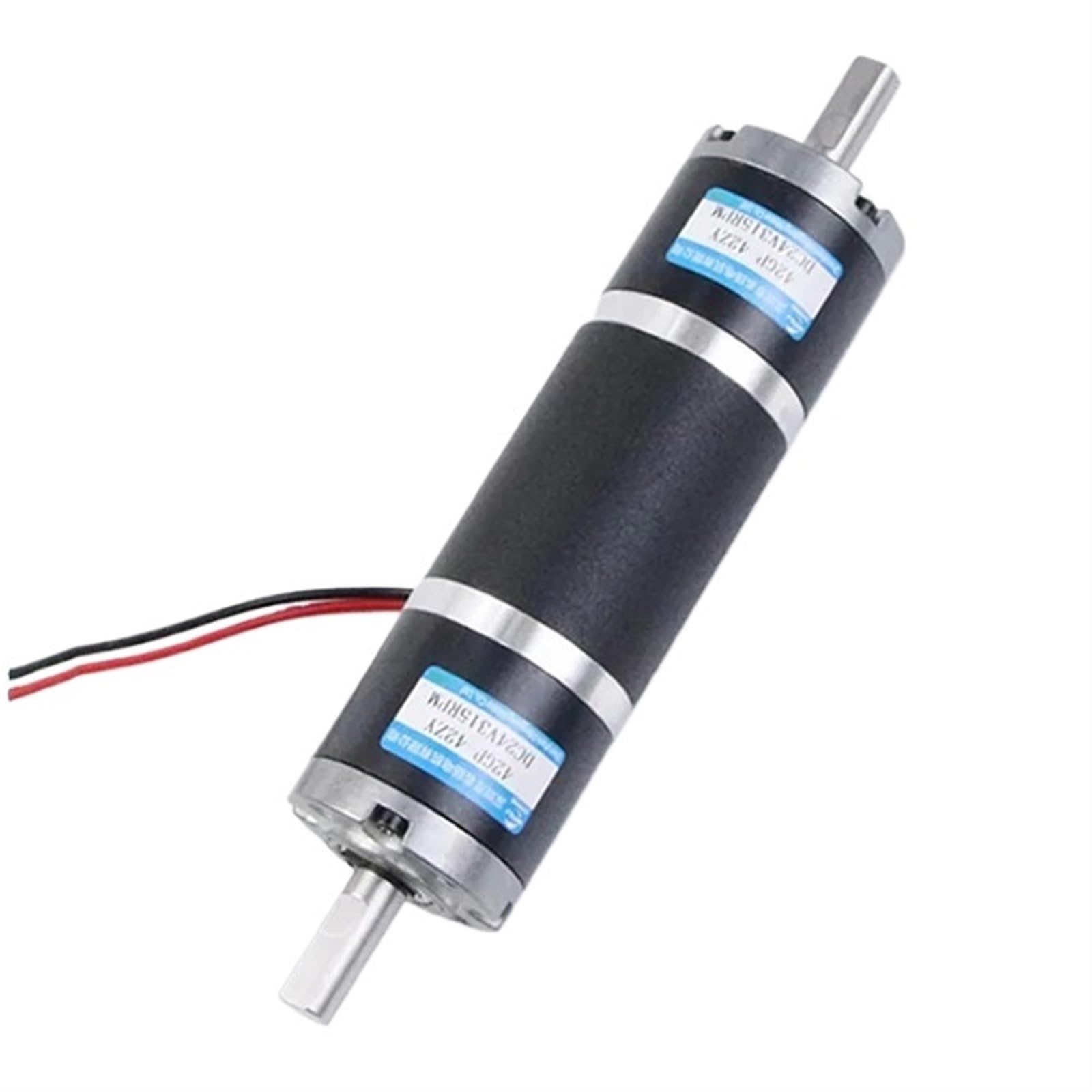 JJHQOKYNA 12V 24V Planetary Gear DC Reduction Motor Dual Shaft Large Torque Adjustable Low Speed Small 42GP-42ZY(12V only motor,85RPM)