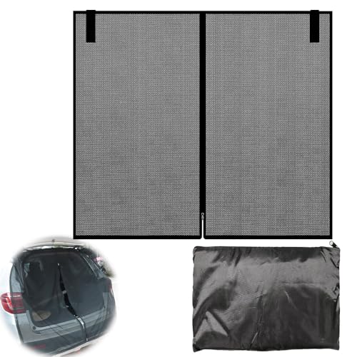 Mineup Mosquitera para Maletero de Coche, 175x150cm Mosquitera para Puerta Trasera de Coche, para Autocaravanas, Caravanas, Campers, Furgonetas, Ventilación y Protección contra Insectos