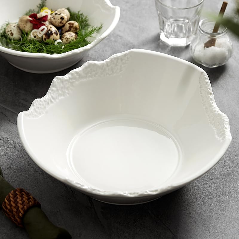 Miski do sałatek domowa ceramiczna miska na makaron chińska zastawa stołowa nieregularna miska do zupy śniadanie miska na płatki owsiane restauracja miska na ryż miski obiadowe (M)