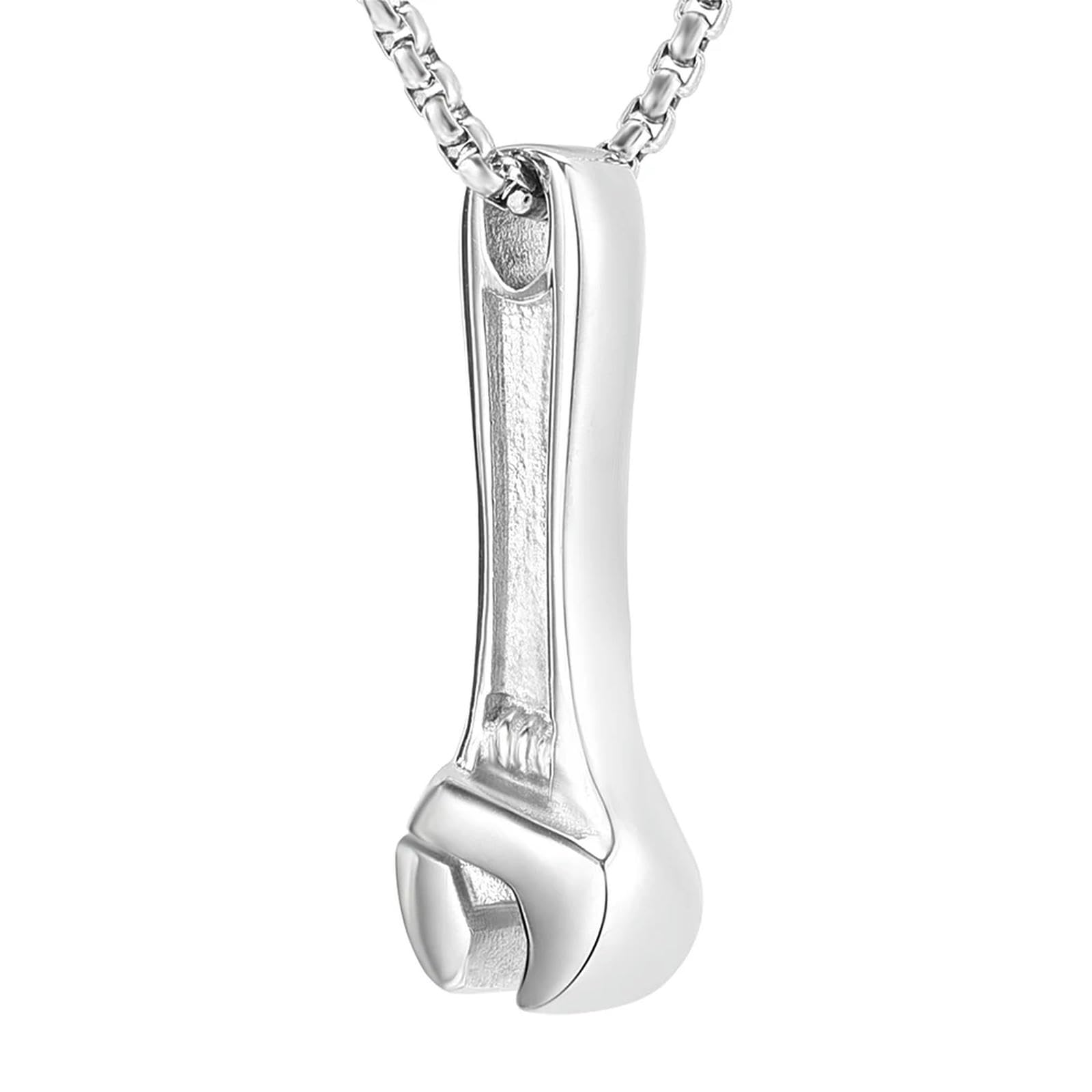Joyería de cremación para cenizas: medallón de llave inglesa de recuerdo