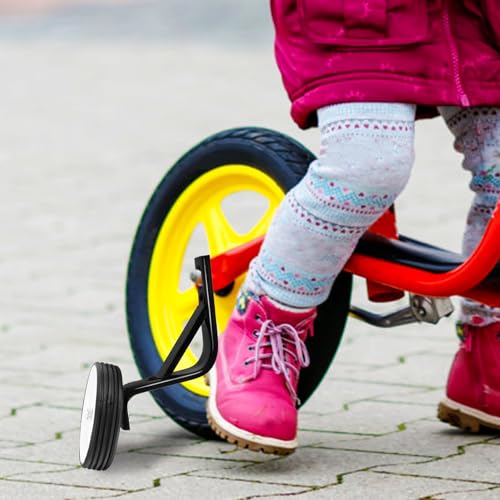 Ruedas de Entrenamiento para Bicicleta 12-16 Pulgadas Blancas con Soporte Estabilizador, Ruedas Silenciosas y Resistentes para Ciclismo miniatura 5