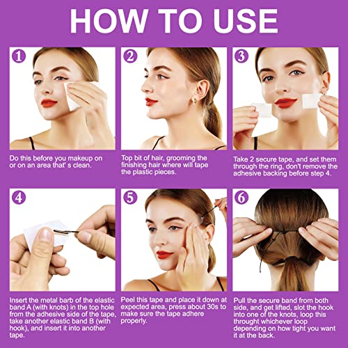 Face Lift Tape, 160 Pezzi Cerotti Lifting Viso