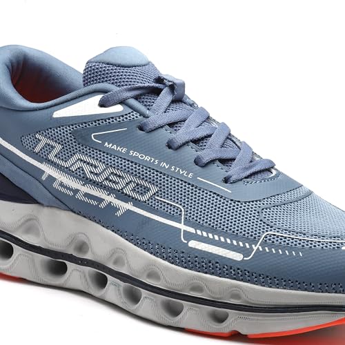Image of Action | Athleo | TURBO-1106 | Men's | Lace-Up | Running | Shoes | Trendy | Lightweight | Comfortable | Durable | Sports | Shoes