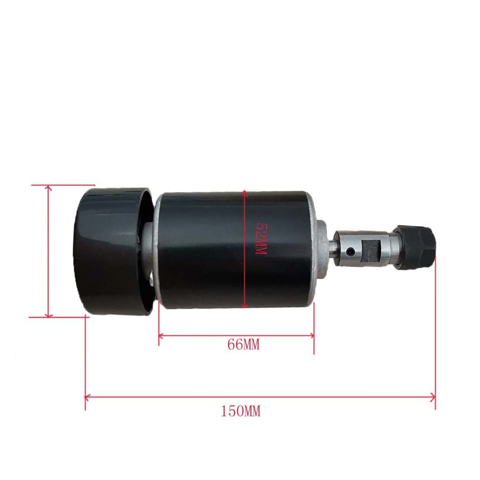 Maszyna do Grawerowania, 0.2kw chłodzony powietrzem wrzeciono ER11 uchwyt CNC 200W silnik wrzeciona + 52mm zaciski + zasilacz + regulator prędkości dla majsterkowiczów CNC 24V10000rpm(Set 3)