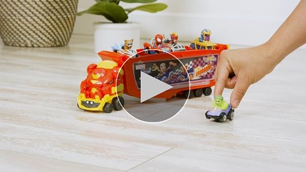 Amazon.com: Hot Wheels RacerVerse Marvel Hulkbuster Hauler