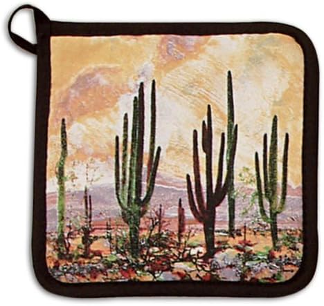 Potholder Desert Sunset Everyday Kitchen 8" X 8".