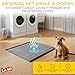 Glad for Pets Black Charcoal Puppy Training Pads with Odor Control and Pheromone Attractant, Leak Resistant Dog Potty Pads for House Training Puppies and Dogs, 23 x 23 in, 50 Count
