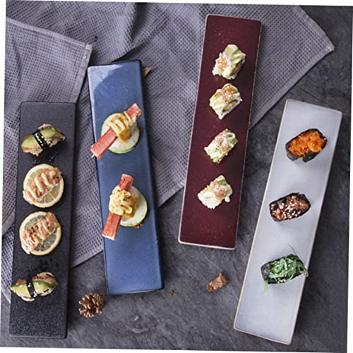 Plato japonés rectangular para sushi Garneck miniatura 5