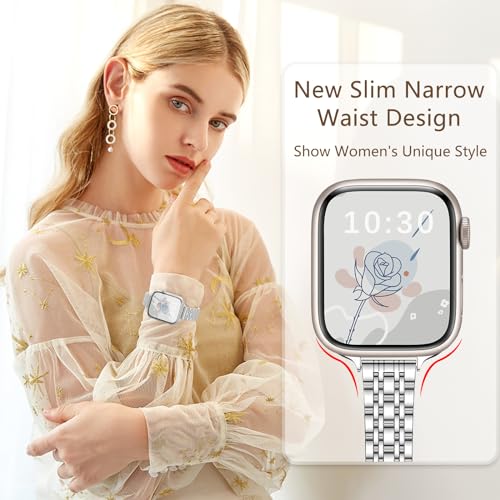 Niboow Metal Strap for Apple Watch 38mm 40mm 41mm 42mm Series 11/10/9/8/7/6/5/4/3/2/1 - Image 3