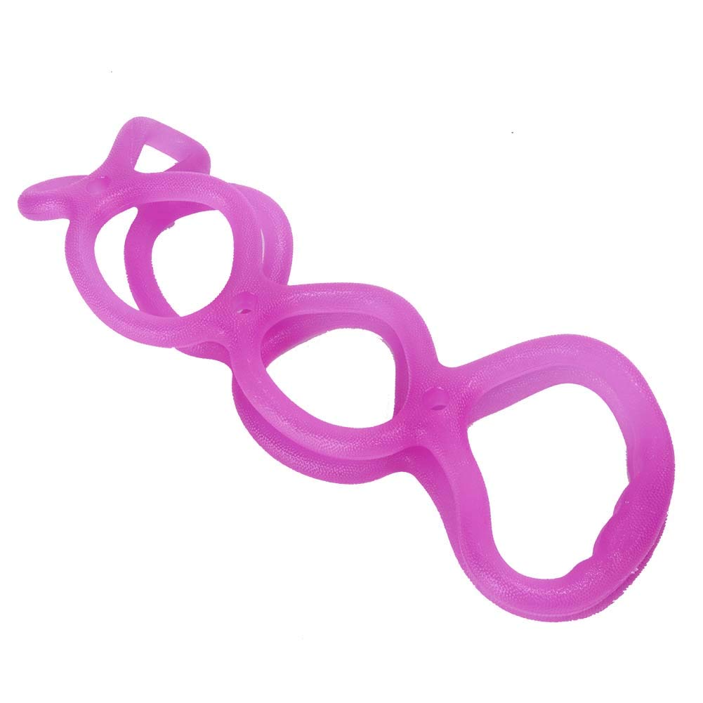 Yoga Stretch Band Strong Tensile Fitness Strap for Improved Leg Distance, for Yoga, Pilates, Bluepurple (Purple)