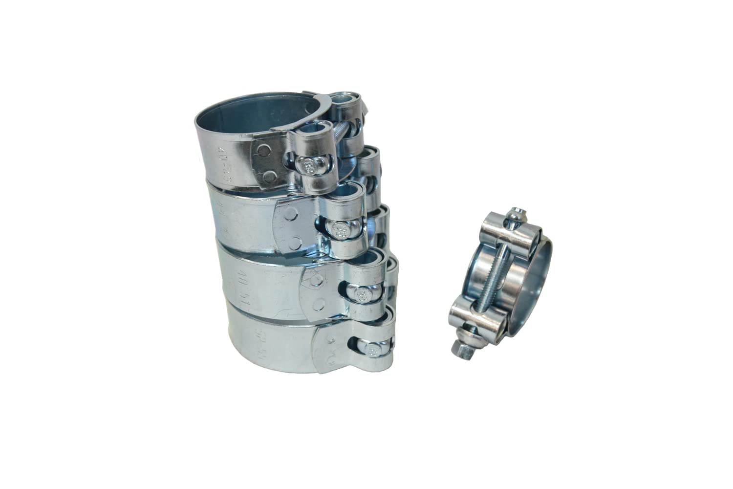 Set 26 Fascette Per Bulloni Snodati W1 – Serraggio 36-55 Mm – Pratica Valigetta – Acciaio Resistente - 2