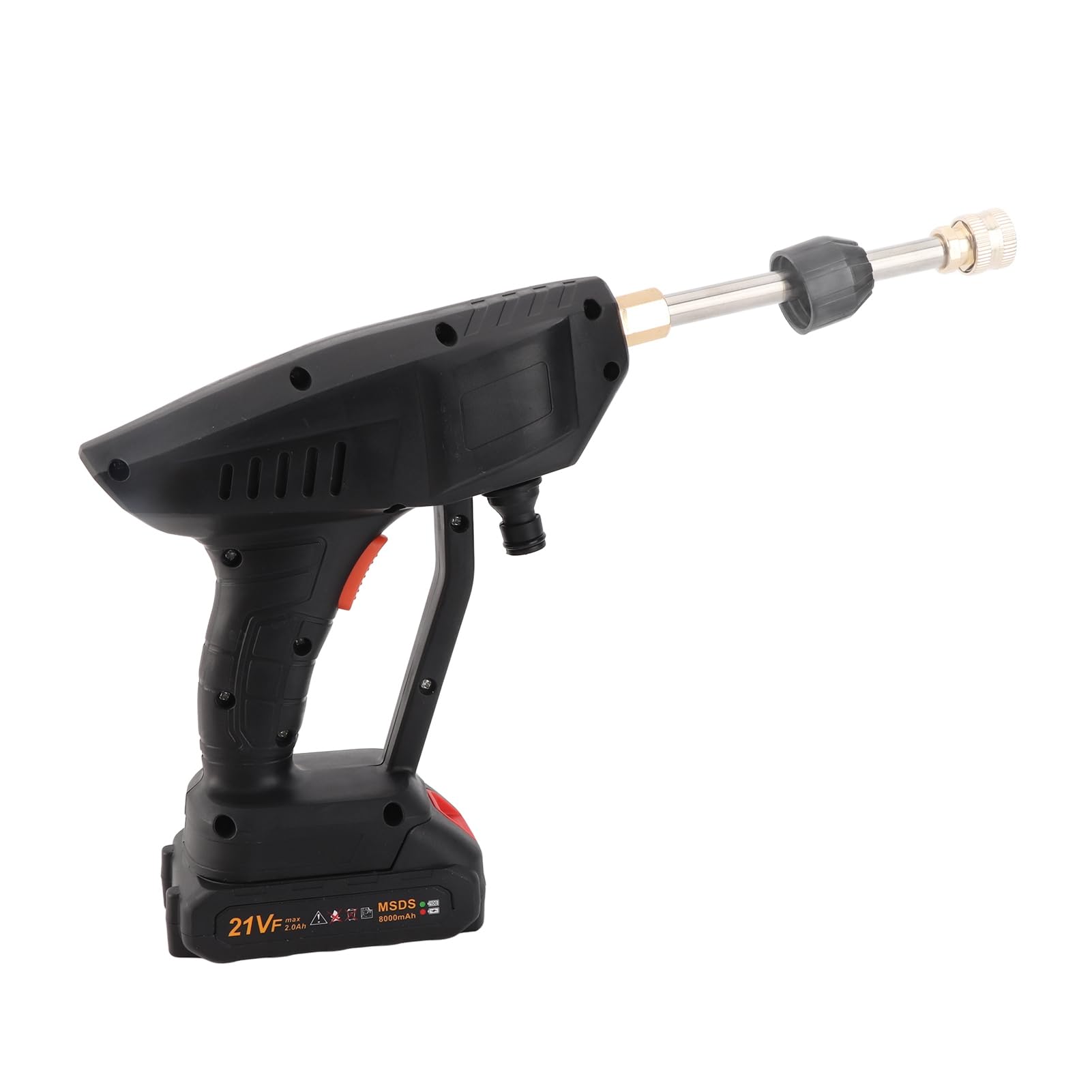 HUIOP Idropulitrice Portatile,Idropulitrice Cordless, Idropulitrice Portatile 120PSI Portatile con Batteria e Caricatore 24V 7500mAhIdropulitrice Elettrica Batteria Ricaricabile per Lavare Auto,
