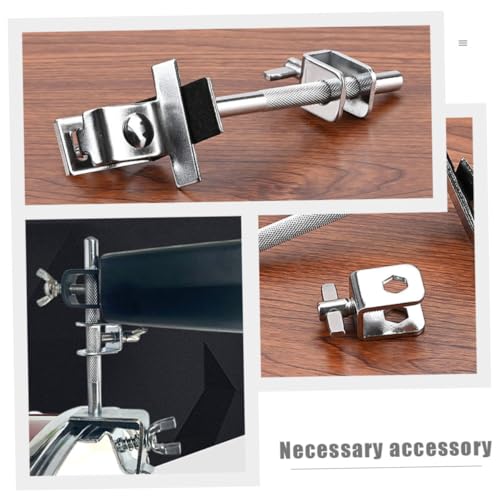 VICASKY Drum Kit Cowbell Clamp Holder para Bombo Clip con Excelente Fuerza de Sujeción Diseño para Fácil Instalación y Uso miniatura 3